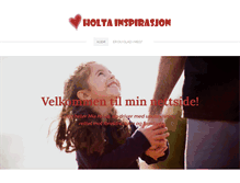 Tablet Screenshot of holtainspirasjon.com